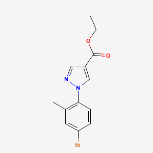 Ethyl 1-(4-bromo-2-methylphenyl)-1H-pyrazole-4-carboxylate