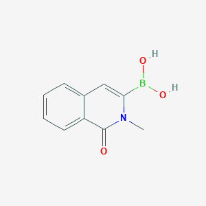 molecular formula C10H10BNO3 B13984895 (2-Methyl-1-oxoisoquinolin-3-yl)boronic acid 