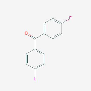 molecular formula C13H8FIO B139849 4-氟-4'-碘代苯甲酮 CAS No. 141763-55-5