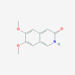 molecular formula C11H11NO3 B13984949 6,7-Dimethoxy-3-isoquinolinol 