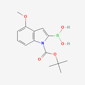 (1-(tert-Butoxycarbonyl)-4-methoxy-1H-indol-2-yl)boronic acid