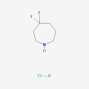molecular formula C6H12ClF2N B1398513 盐酸4,4-二氟氮杂环己烷 CAS No. 1094073-72-9