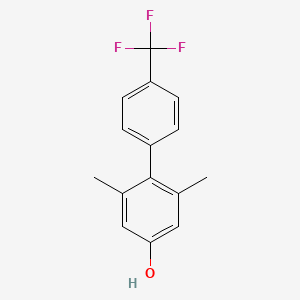 B1398524 2,6-Dimethyl-4'-(trifluoromethyl)-[1,1'-biphenyl]-4-ol CAS No. 872258-58-7