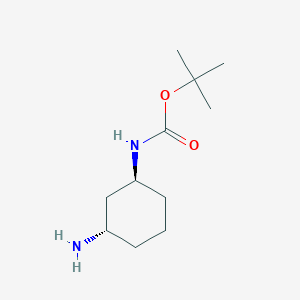 B1398527 tert-butyl N-[(1S,3S)-3-aminocyclohexyl]carbamate CAS No. 1788036-28-1