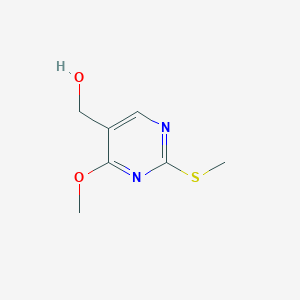 (4-Methoxy-2-(methylthio)pyrimidin-5-yl)methanol