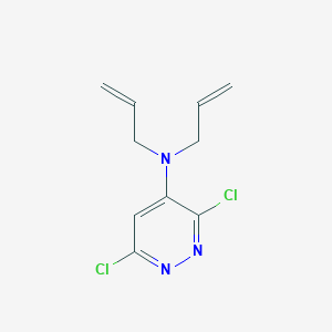 3,6-dichloro-N,N-bis(prop-2-enyl)pyridazin-4-amine