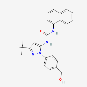 1-{3-Tert-Butyl-1-[4-(Hydroxymethyl)phenyl]-1h-Pyrazol-5-Yl}-3-Naphthalen-1-Ylurea