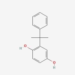 2-(2-Phenylpropan-2-yl)benzene-1,4-diol