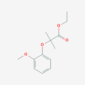 Ethyl 2-(2-methoxyphenoxy)-2-methylpropanoate