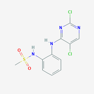 N-(2-(2,5-dichloropyrimidin-4-ylamino)phenyl)methanesulfonamide