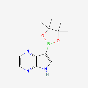 7-(4,4,5,5-Tetramethyl-1,3,2-dioxaborolan-2-YL)-pyrrolo[2,3-B]pyrazine