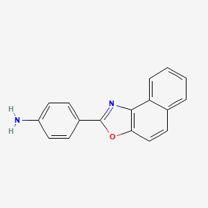 4-(Naphtho[1,2-d][1,3]oxazol-2-yl)aniline