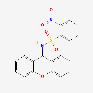 2-nitro-N-(9H-xanthen-9-yl)benzenesulfonamide