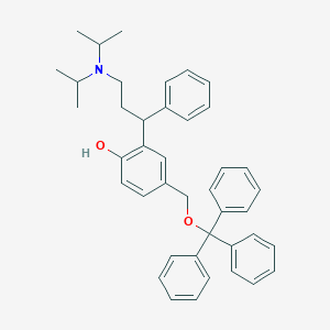 Phenol, 2-[3-[bis(1-methylethyl)amino]-1-phenylpropyl]-4-[(triphenylmethoxy)methyl]-