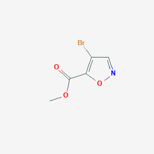 molecular formula C5H4BrNO3 B13985715 Methyl 4-bromoisoxazole-5-carboxylate CAS No. 893638-83-0