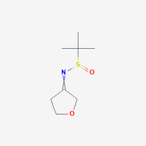 N-(Dihydrofuran-3(2H)-ylidene)-2-methylpropane-2-sulfinamide