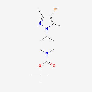 Tert-butyl 4-(4-bromo-3,5-dimethyl-1H-pyrazol-1-YL)piperidine-1-carboxylate