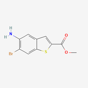 Methyl 5-amino-6-bromobenzo[b]thiophene-2-carboxylate