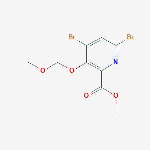 Methyl 4,6-dibromo-3-(methoxymethoxy)picolinate