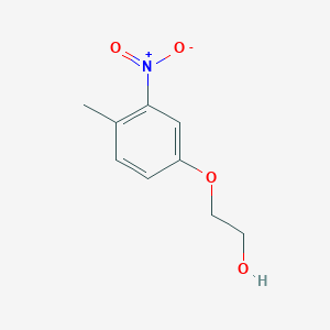 molecular formula C9H11NO4 B13985865 2-(4-Methyl-3-nitrophenoxy)ethan-1-OL 