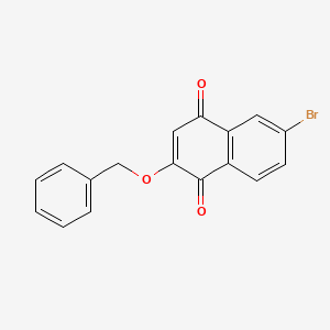 6-Bromo-2-phenylmethoxynaphthalene-1,4-dione