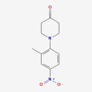 1-(2-Methyl-4-nitrophenyl)-4-piperidinone