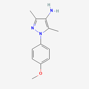 1-(4-Methoxyphenyl)-3,5-dimethyl-1H-pyrazol-4-amine