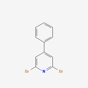 molecular formula C11H7Br2N B13985936 2,6-Dibromo-4-phenylpyridine CAS No. 337917-94-9