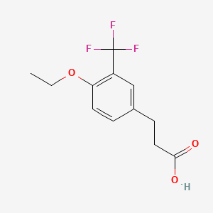 3-[4-Ethoxy-3-(trifluoromethyl)phenyl]propionic acid