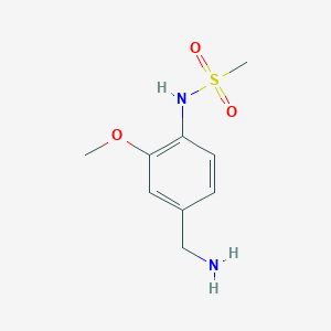 Methanesulfonamide, N-[4-(aminomethyl)-2-methoxyphenyl]-