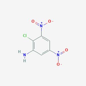 molecular formula C6H4ClN3O4 B13986074 2-Chloro-3,5-dinitroaniline CAS No. 88140-44-7