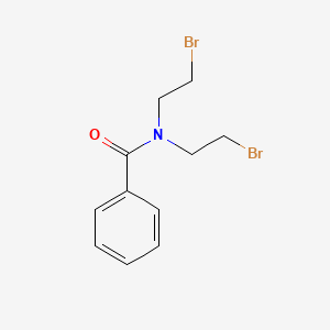 molecular formula C11H13Br2NO B13986133 N,N-bis(2-bromoethyl)benzamide CAS No. 91335-65-8