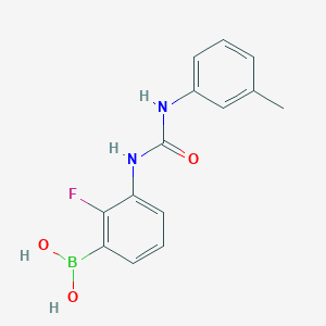 (2-Fluoro-3-(3-(m-tolyl)ureido)phenyl)boronic acid