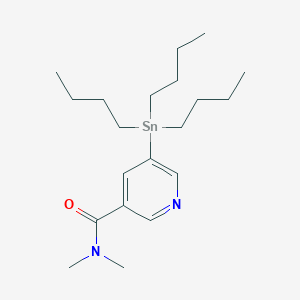 N,N-dimethyl-5-tributylstannylpyridine-3-carboxamide