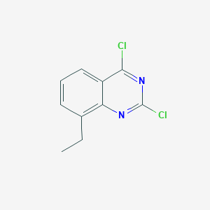 molecular formula C10H8Cl2N2 B13986186 2,4-Dichloro-8-ethylquinazoline 