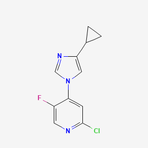 2-chloro-4-(4-cyclopropyl-1H-imidazol-1-yl)-5-fluoropyridine