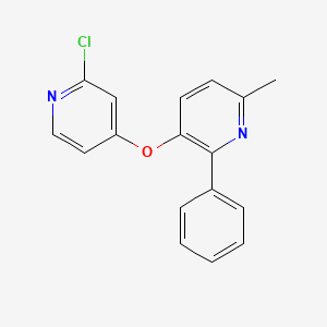 3-(2-Chloropyridin-4-yl)oxy-6-methyl-2-phenyl-pyridine