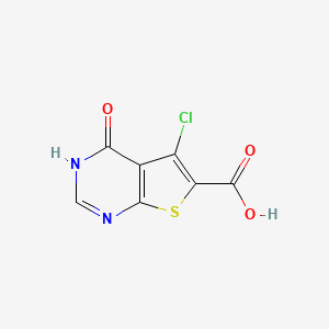 5-Chloro-4-oxo-1,4-dihydrothieno[2,3-d]pyrimidine-6-carboxylic acid