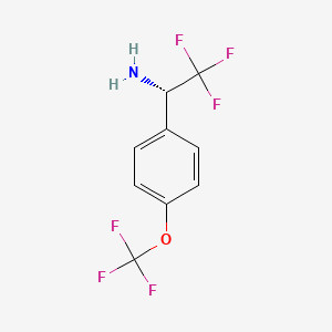 (S)-2,2,2-trifluoro-1-(4-(trifluoromethoxy)phenyl)ethanamine