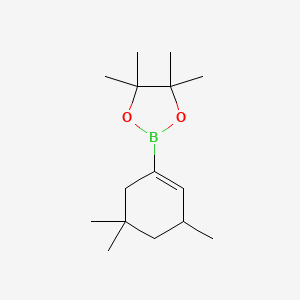 4,4,5,5-Tetramethyl-2-(3,5,5-trimethylcyclohexen-1-yl)-1,3,2-dioxaborolane