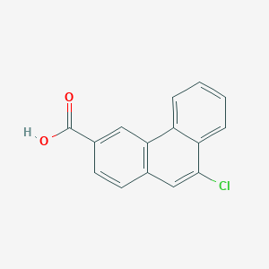 3-Phenanthrenecarboxylicacid, 9-chloro-