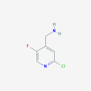 (2-Chloro-5-fluoropyridin-4-YL)methylamine