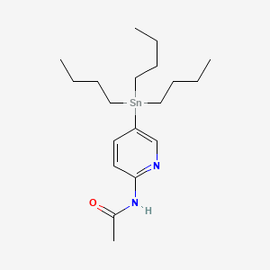 N-(5-tributylstannylpyridin-2-yl)acetamide