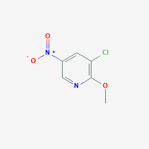 molecular formula C6H5ClN2O3 B1398639 3-氯-2-甲氧基-5-硝基吡啶 CAS No. 22353-53-3