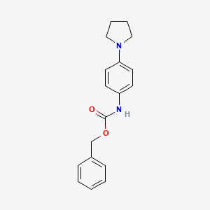 benzyl N-(4-pyrrolidin-1-ylphenyl)carbamate