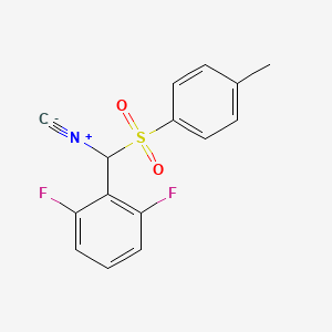 molecular formula C15H11F2NO2S B1398640 1,3-二氟-2-(异氰基(甲苯磺酰基)甲基)苯 CAS No. 668990-76-9