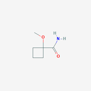 1-Methoxycyclobutane-1-carboxamide