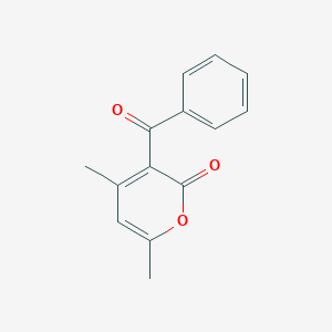 3-Benzoyl-4,6-dimethyl-2h-pyran-2-one