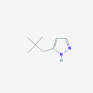 5-(2,2-dimethylpropyl)-1H-pyrazole