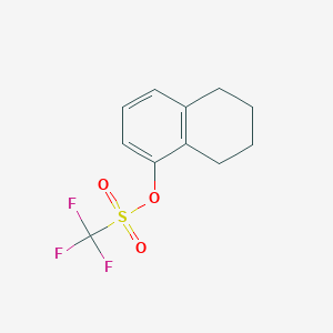 molecular formula C11H11F3O3S B13986455 5,6,7,8-Tetrahydronaphthalen-1-yl trifluoromethanesulfonate CAS No. 101533-70-4